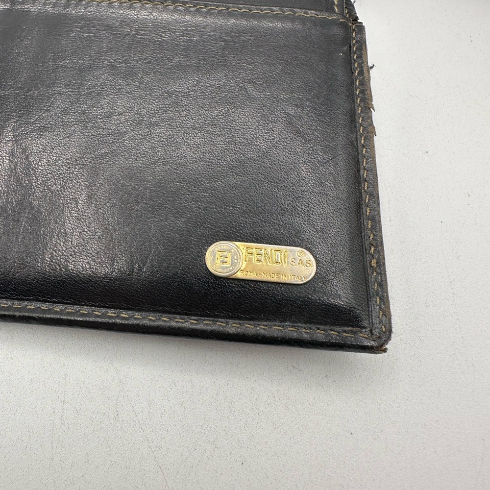Fendi 2 PC Tri fold with slim bi fold Wallet - Picture 11 of 12